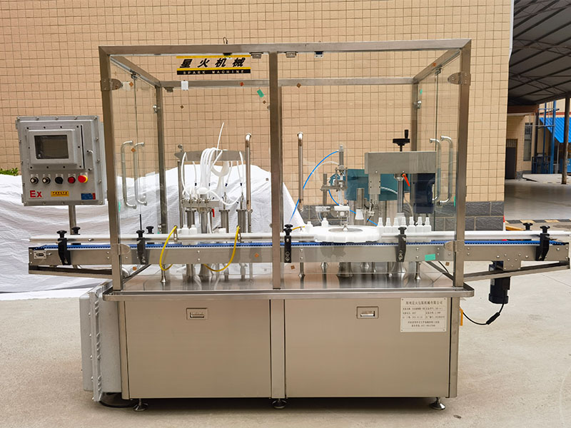 噴霧劑自動化灌裝旋蓋一（yī）體機