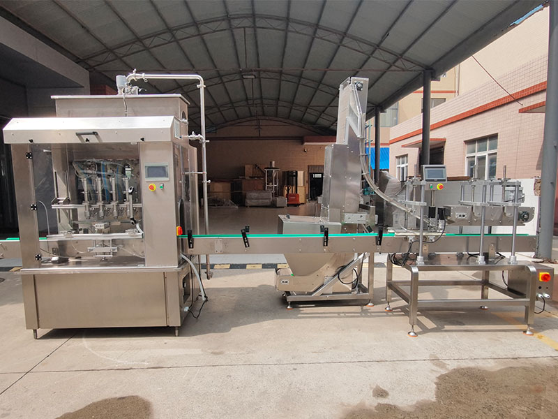 直線式蒜蓉（róng）醬灌裝機